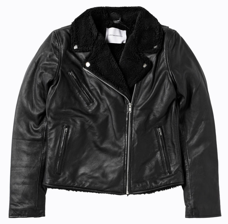 Womens original fur biker